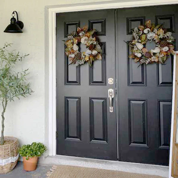 Premium Pumpkin and Gourd Autumn Wreath