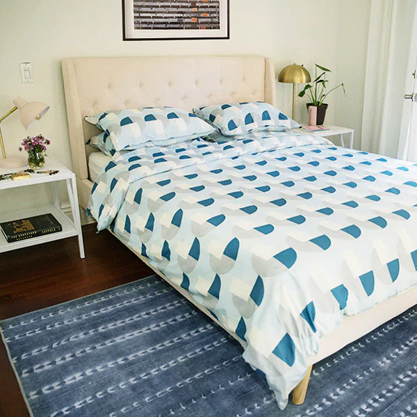 Denim Pattern Area Rug, Pick Your Size