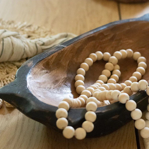 Handmade in Mexico Handcarved Modern Farmhouse Dough Bowl
