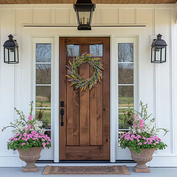 Eternal Blooms 24 Inch Floral Wreath