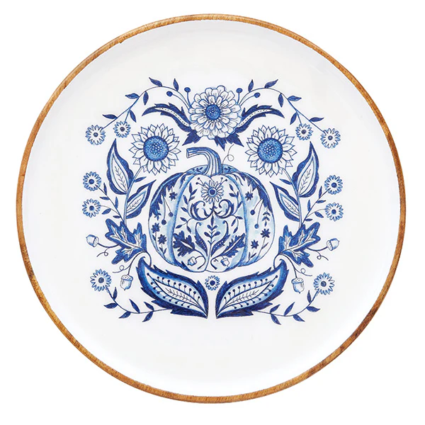 Pumpkin Serving Tray | Blue Harvest