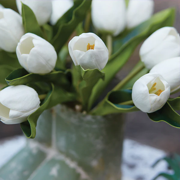 Real Touch Faux Tulip Flower Arrangement