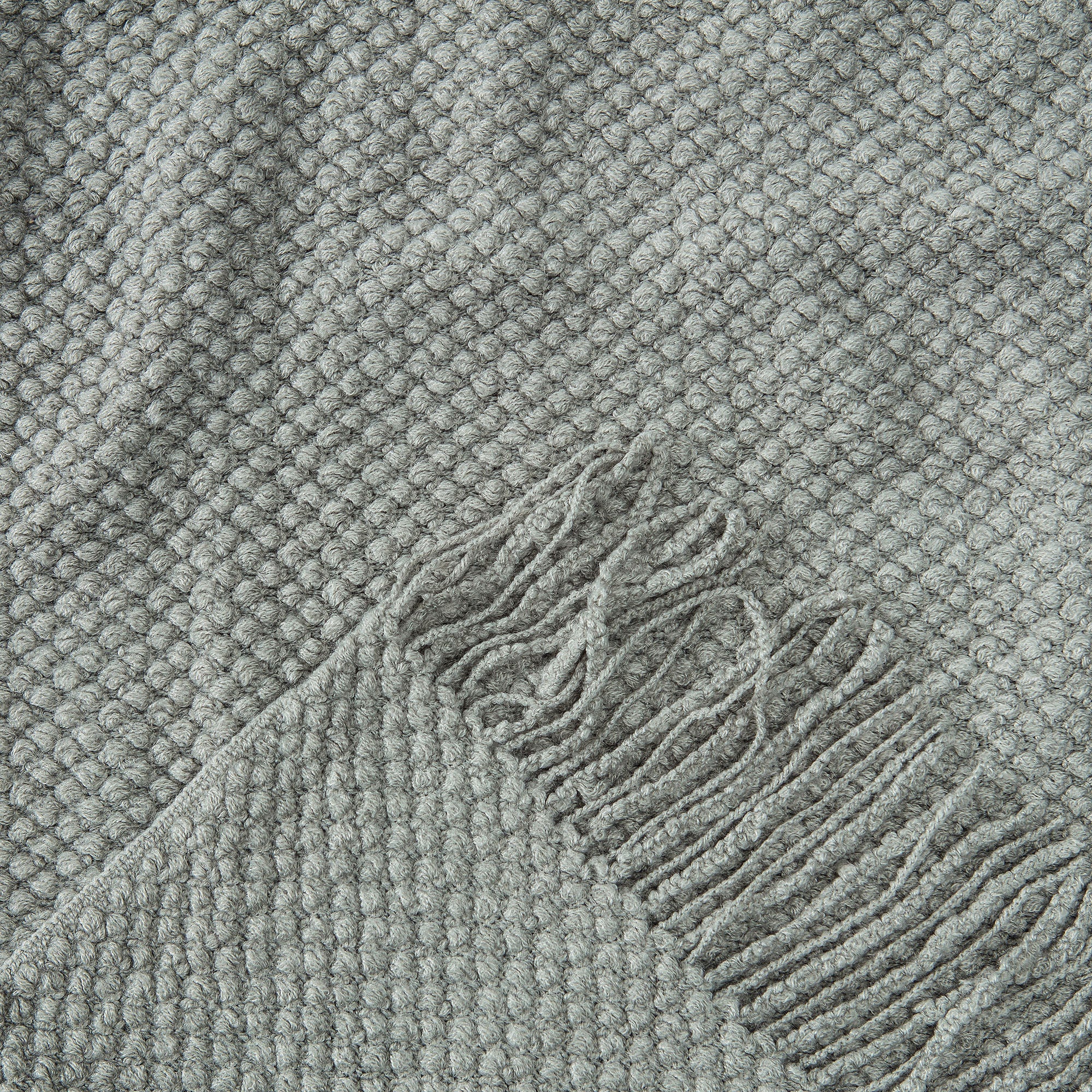 Roundpearl Knit Tassel Throw Blanket