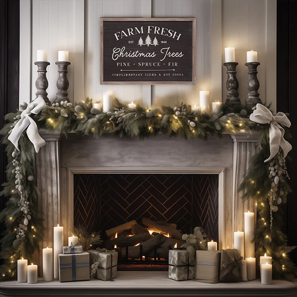 Farm Fresh Christmas Trees Sign