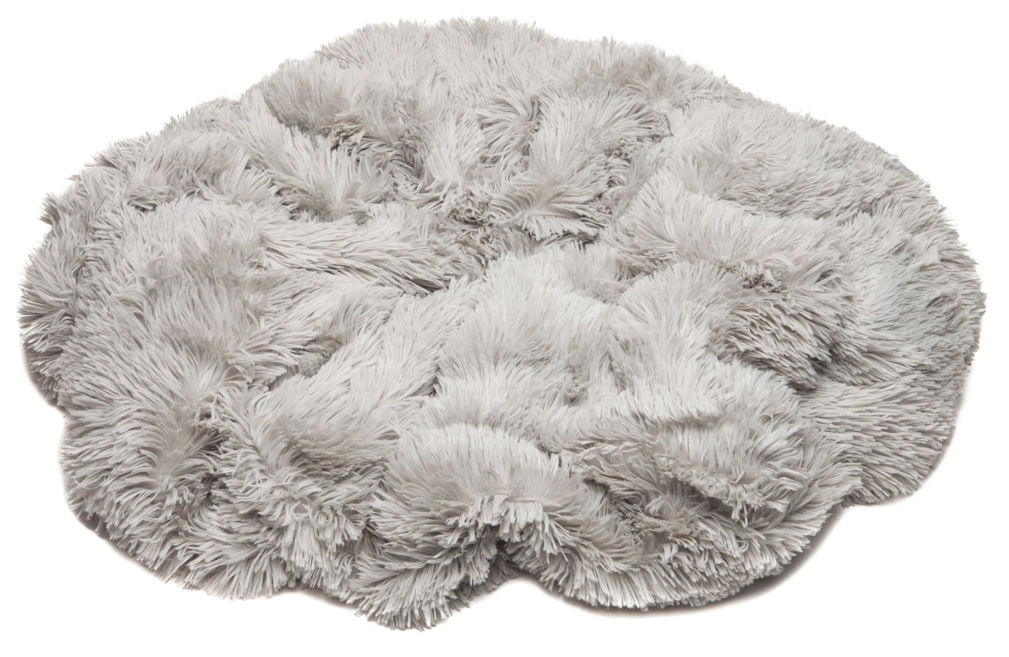 Solid Faux Long Fur Throw Blanket