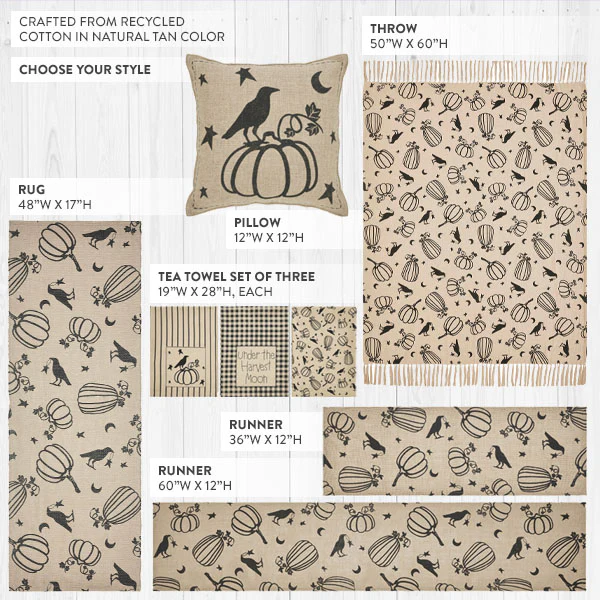 Pumpkin Harvest Soft Furnishings, Pick Your Style