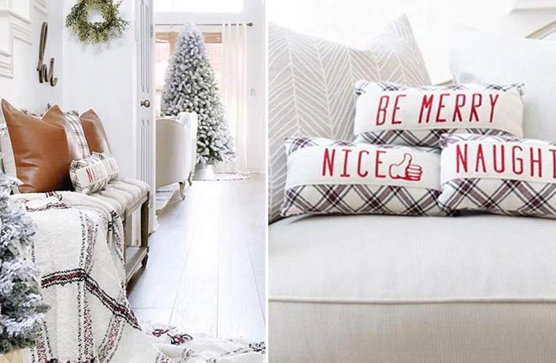 Naughty or Nice Pillow Set