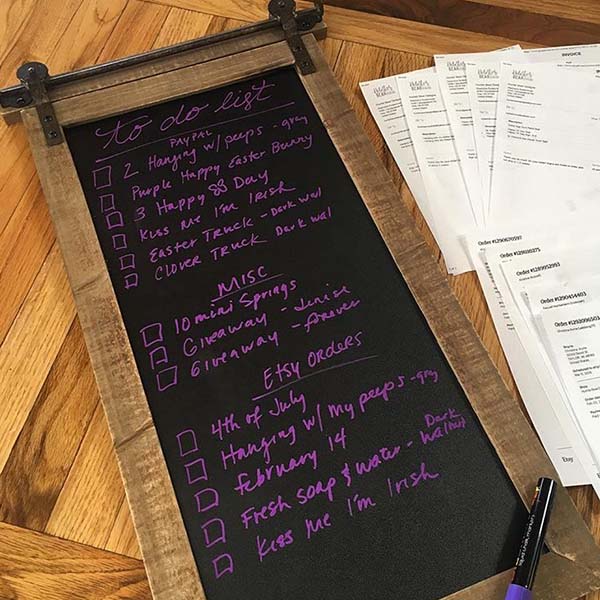 Barn Door Chalkboard  Pick Your Style