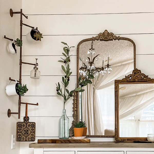 Rustic Wall Mounted Swivel Coat Rack