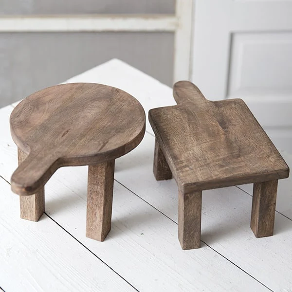 Wooden Pedestal Riser, Pick Your Style