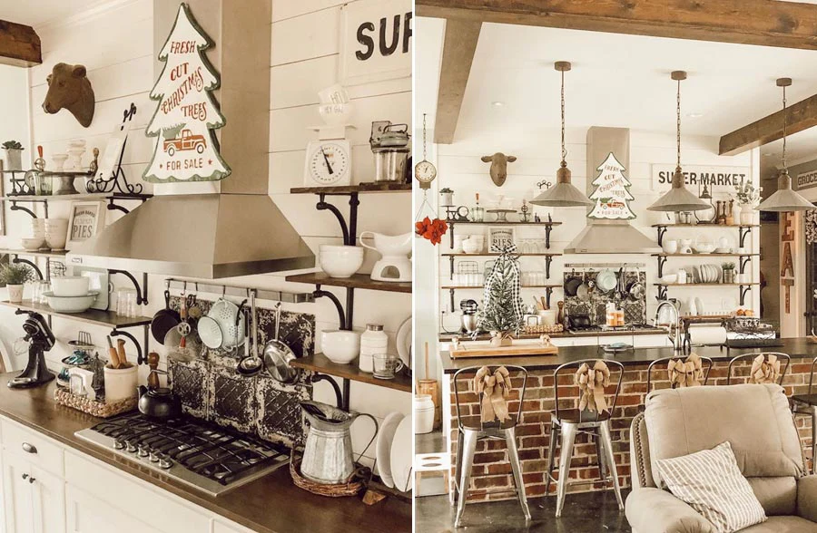 Red Truck Christmas Tree Sign