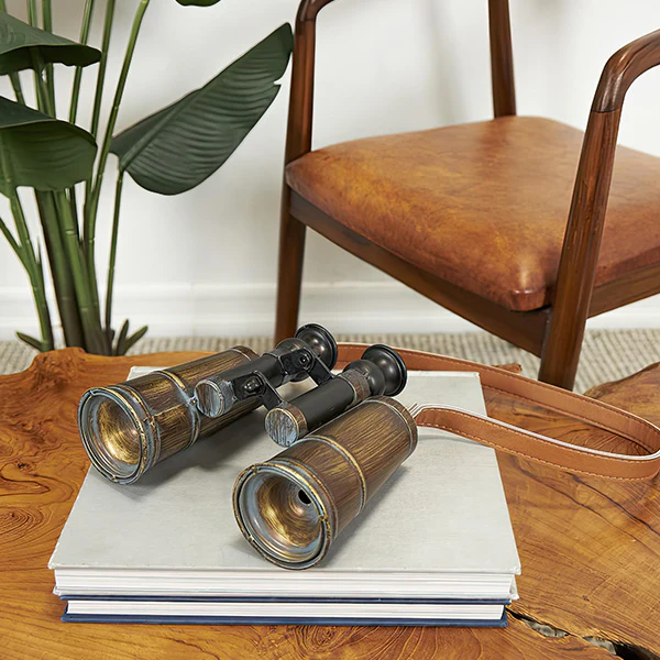 Antique Inspired Metal Binoculars