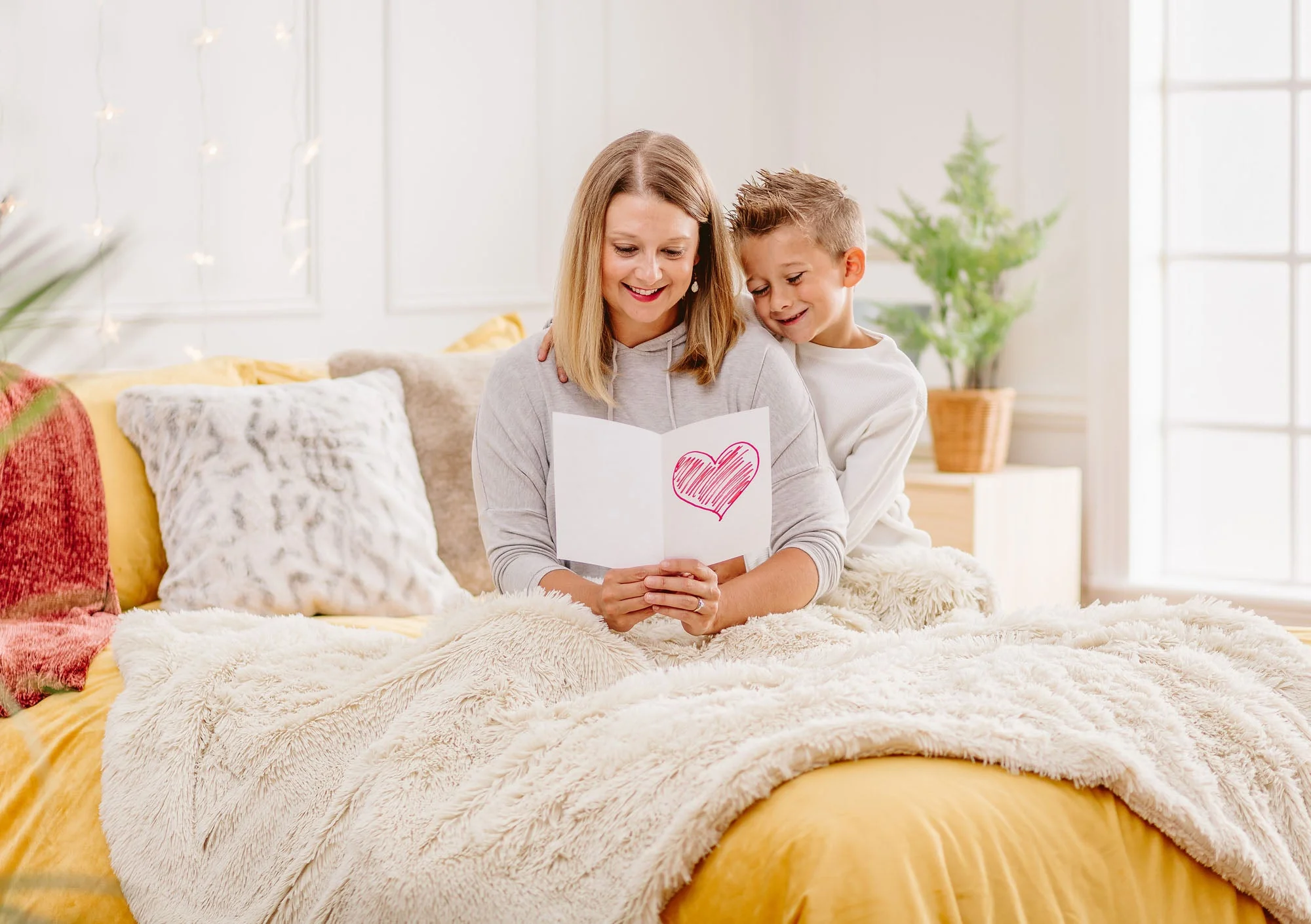 Solid Faux Long Fur Throw Blanket