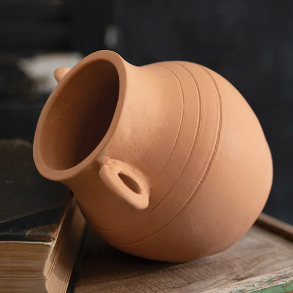 Handmade Terra Cotta Planter with Handles