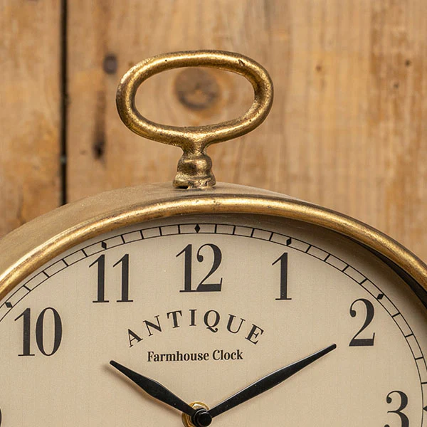 Antique Bronze Tabletop Clock
