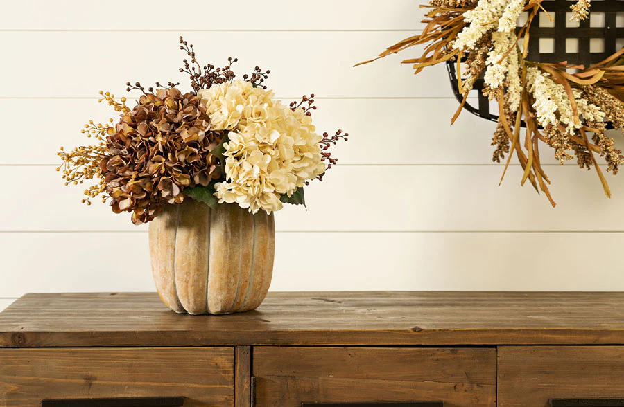 Festive Fall Pumpkin Planter, Pick Your Size