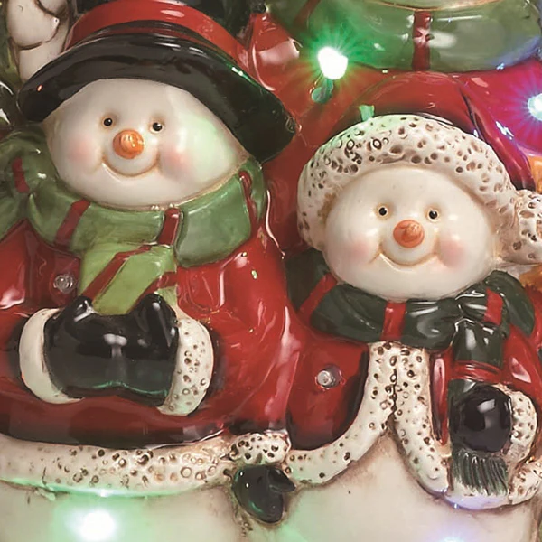 Light Up Musical Snowman Family
