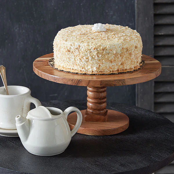 Turned Wood Dessert Stand