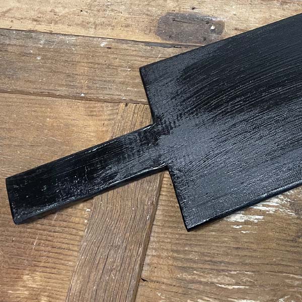 Black Wooden Bread Board
