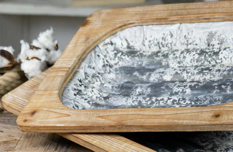 Galvanized Dough Bowls  Set of 2