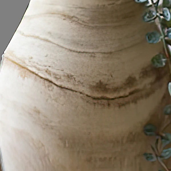 Hand Carved Tall Wooden Vases, Set of 3