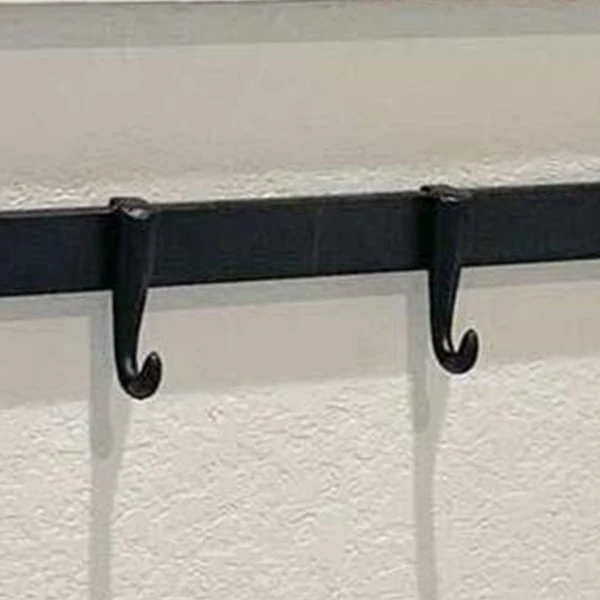 Easy Mount Handcrafted Wall Mounted Pot Rack