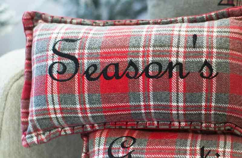 Season's Greetings Pillow Set