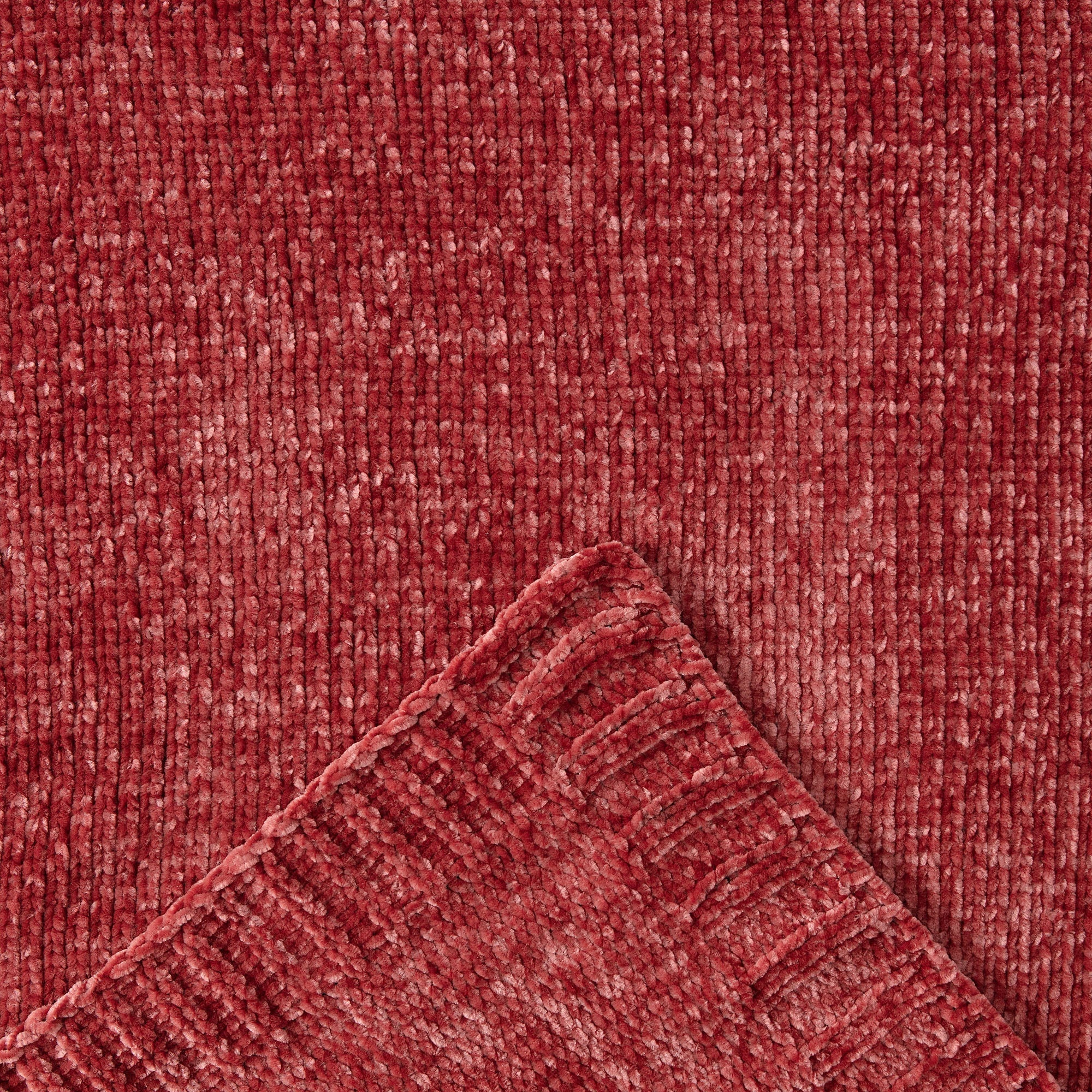 Chenille Luxe Border Throw Blanket