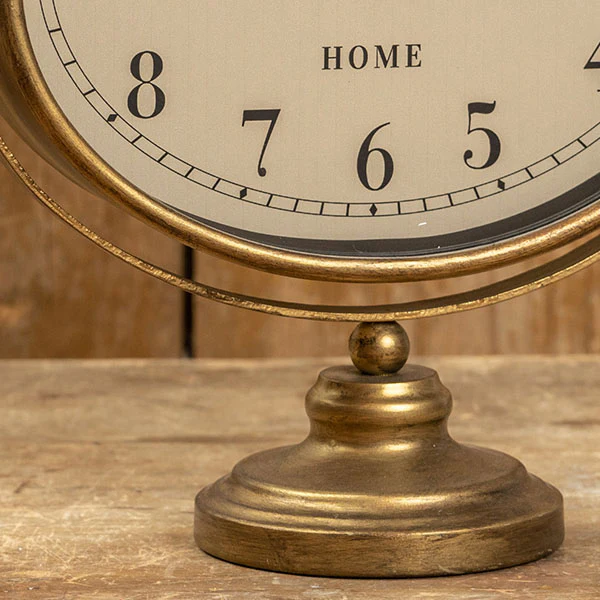 Antique Bronze Tabletop Clock