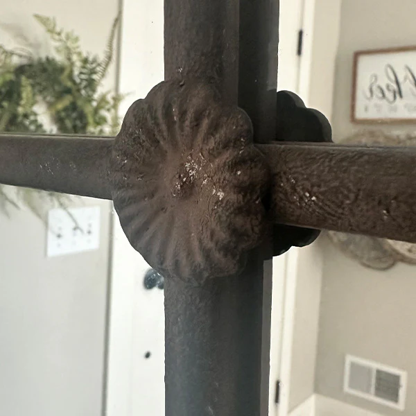 Windowpane Arched Modern Mirror