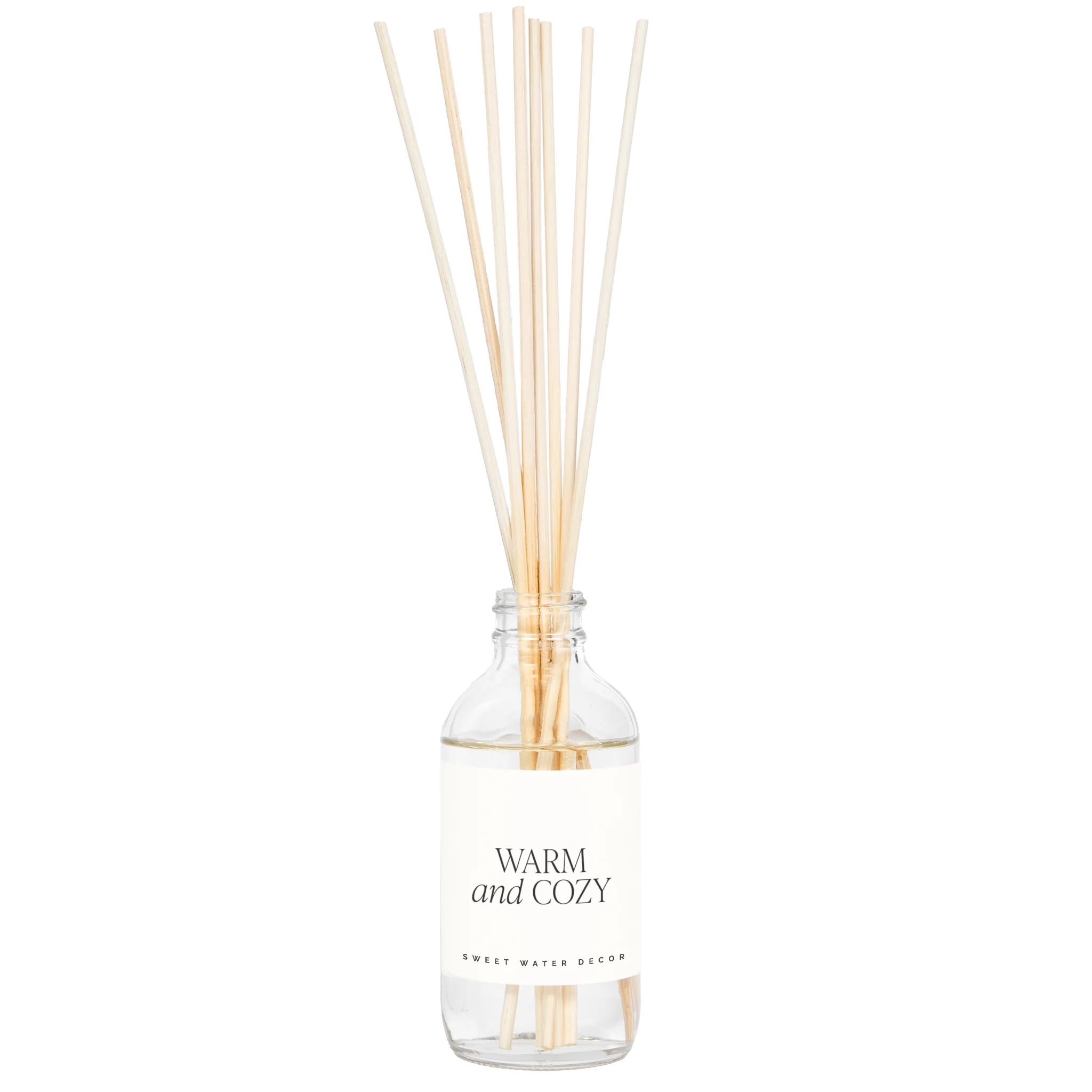 Warm and Cozy Clear Reed Diffuser