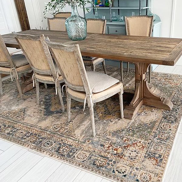 Loloi Oatmeal Silver Isadora Rug, Pick Your Size