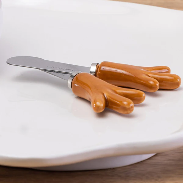 Snowman Serving Plate with Dip Bowl and Spreaders