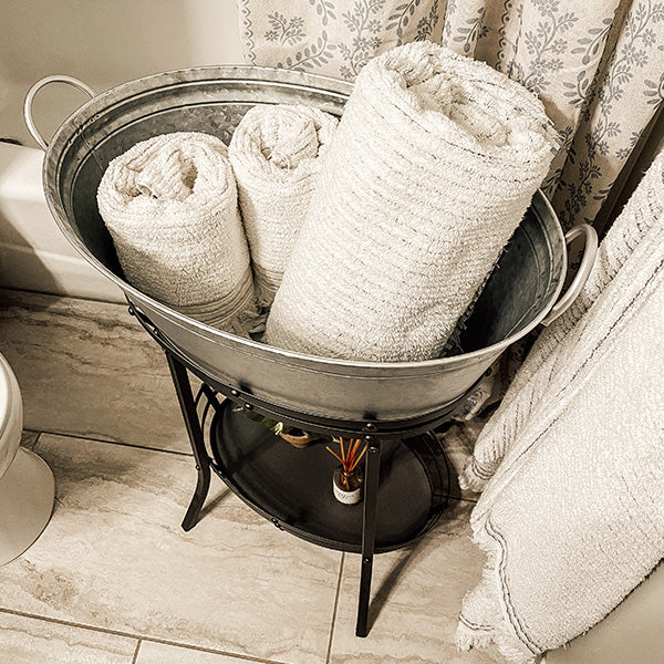 Multi-Purpose Metal Beverage Tub