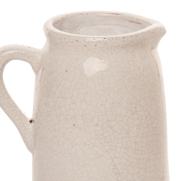 Crackled Finish Terracotta Vases, Set of 2