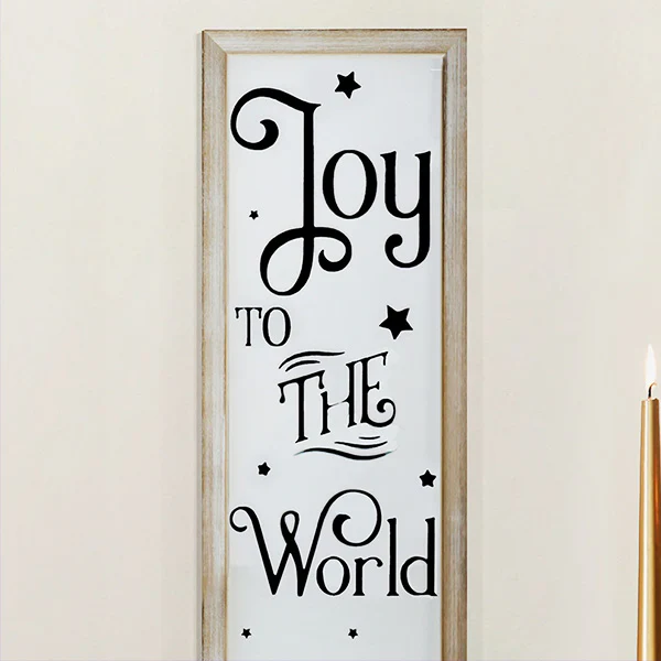 Antique Wooden Holiday Sign, Pick Your Style