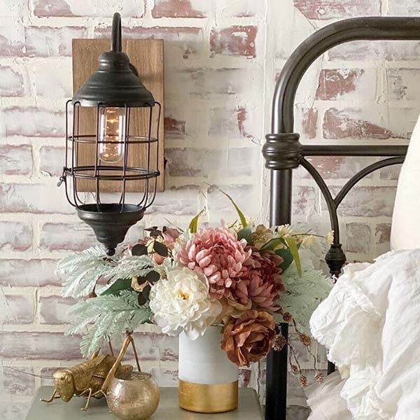 Rustic Wooden Plank Wall Sconce, Pick Your Style