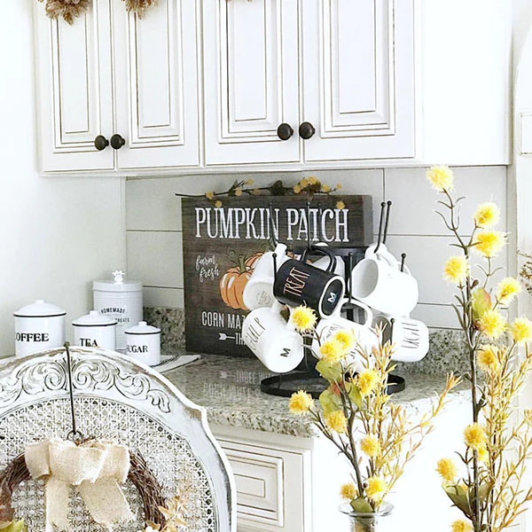 Enamelware Kitchen Canisters, Set of 3