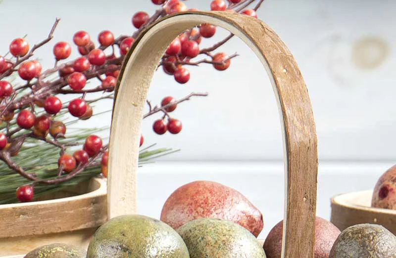 Chipwood Apple Baskets  Set of 3