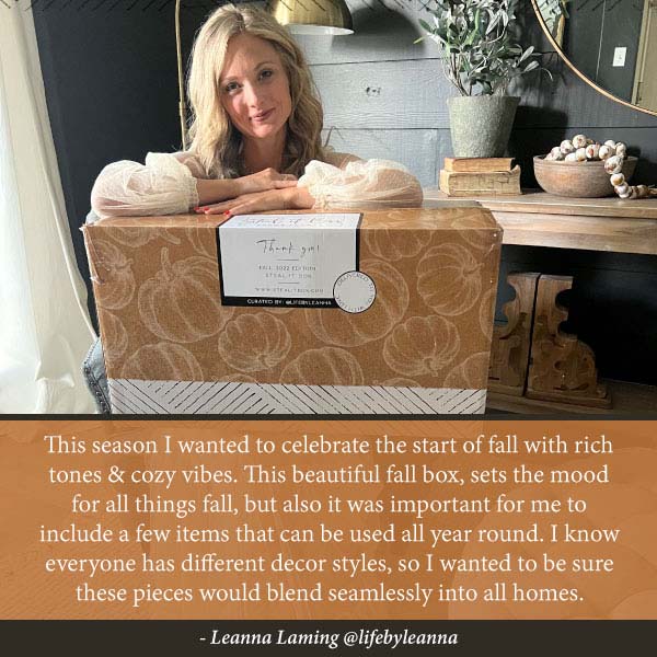 2022 Fall: The Seasonal Collection by Steal it Box