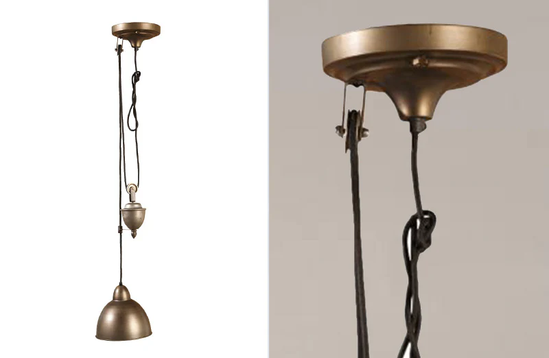 Pulley Pendant Light