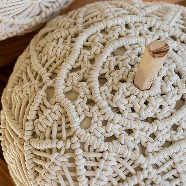 Macrame Pumpkins, Set of 2