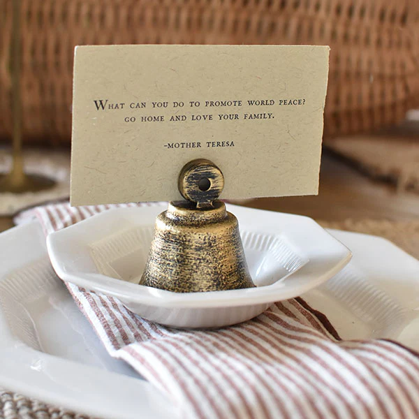 Bell Placecard Holders, Set of 4