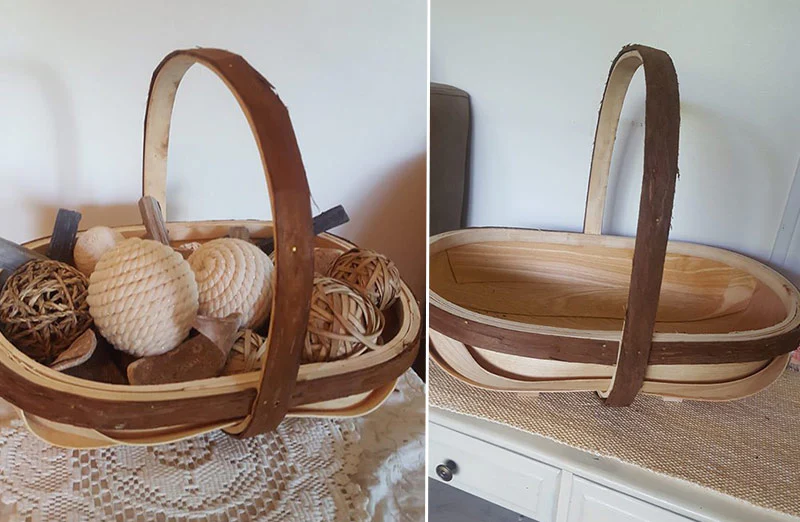 Chipwood Apple Baskets Set of 3