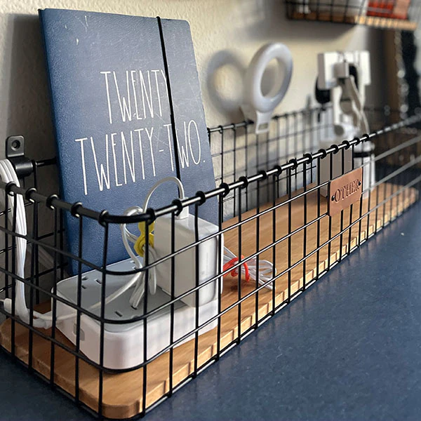 Hanging Wire Baskets, Set of 3