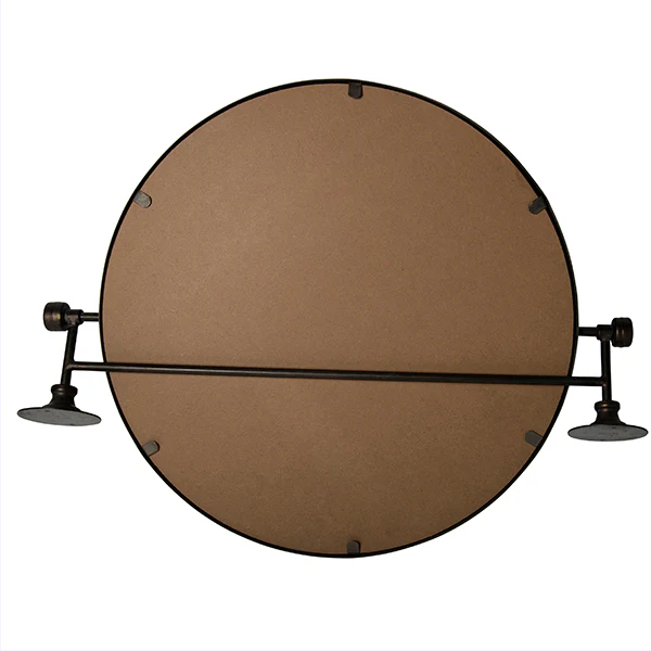 Industrial Metal Swivel Mirror, Pick Your Style