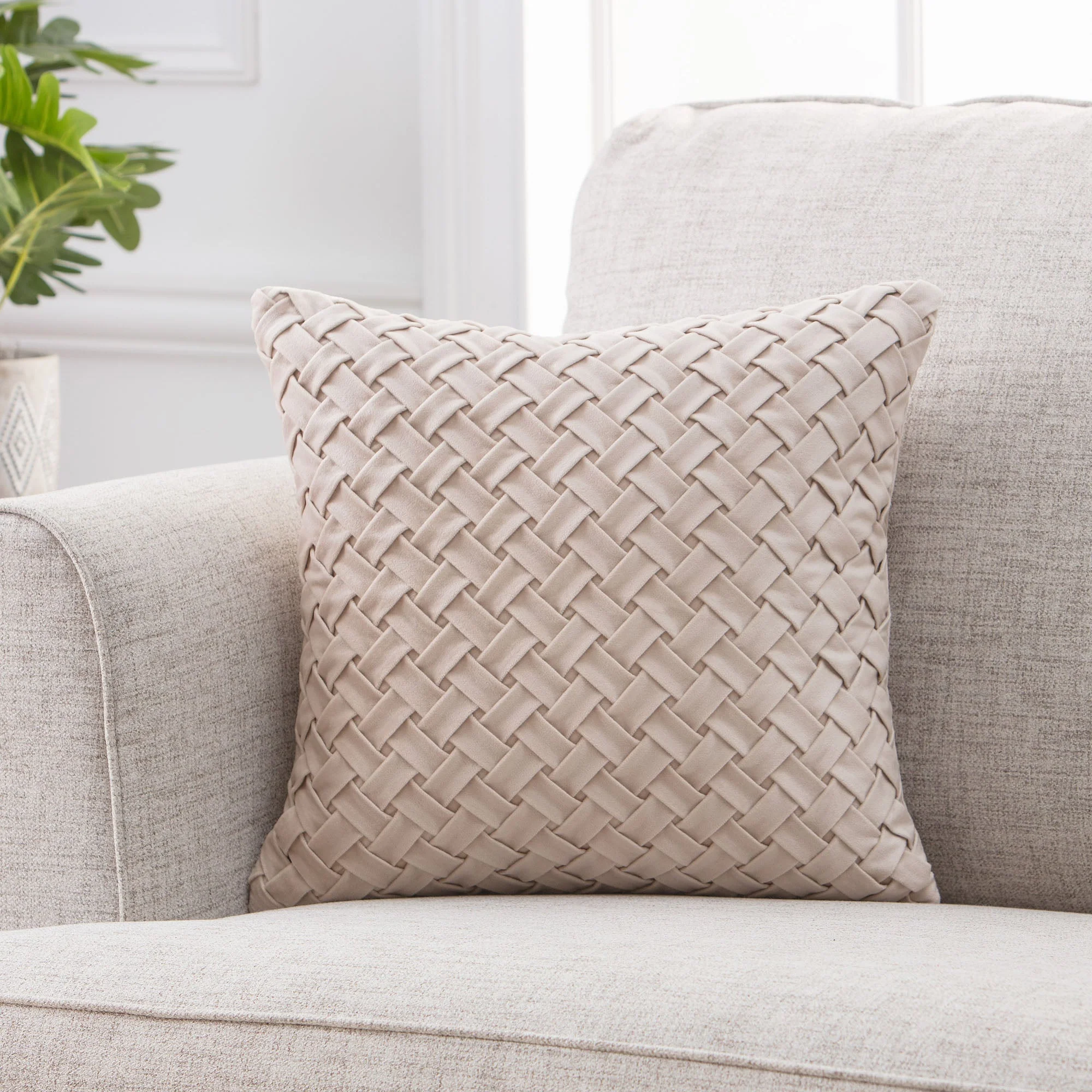 Lattice Throw Pillow Covers
