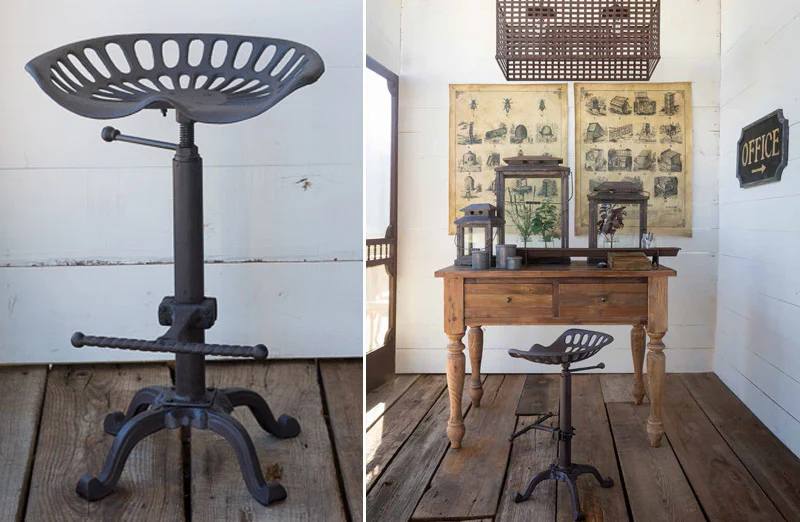 Adjustable Tractor Seat Stool