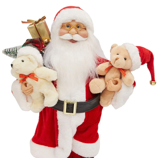 Traditional Santa Claus Figurine, Choose Your Style