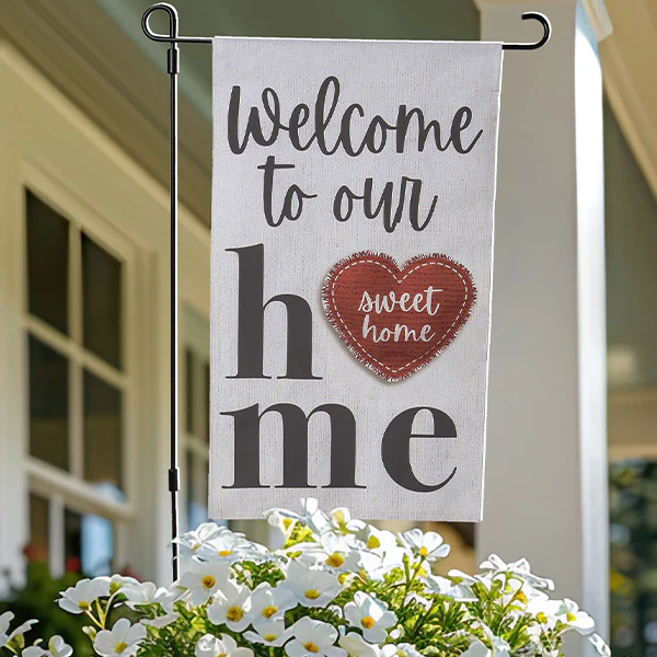 Welcome Yard Sign with Interchangeable Icons